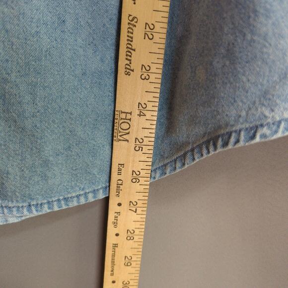 Harley Davidson Denim Shirt Womens XL Blue Button Up - Picture 7 of 9